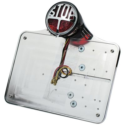 Nummerplåtshållare CPV 143mm polerad XL Sportster 57-22