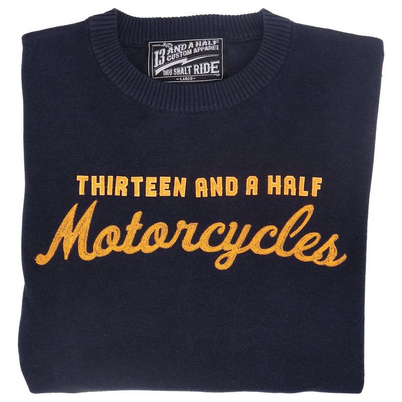 Tröja 13 and a half company Outlaw Motorcycles stl S blå