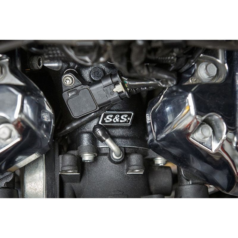 Insugsgrenrör S&S M8 CNC 55mm svart Softail 18-24