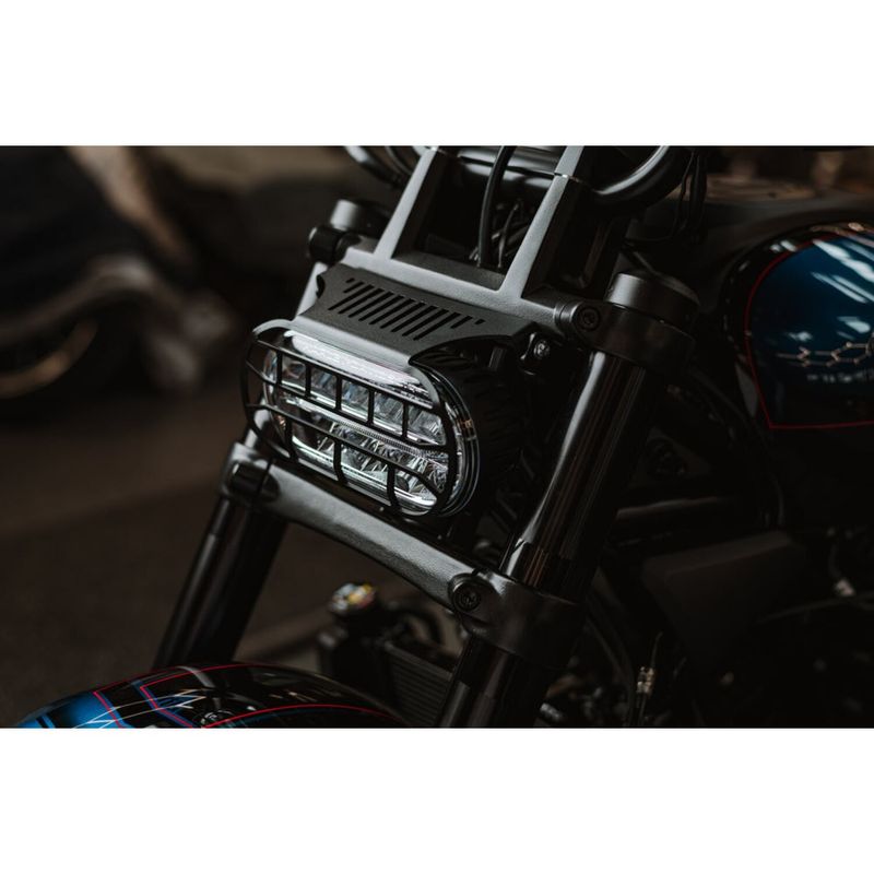 Strålkastare Killer Custom svart RH1250S Sportster S 21-26