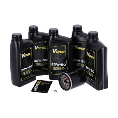 Servicesats MCS 20W 50 5L syntet Softail 18-26 svart