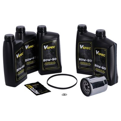 Servicesats MCS Big Oil syntet krom Softail 07-17