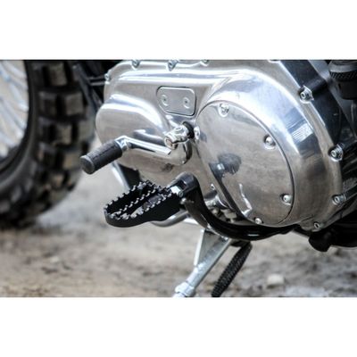 Fotpinnar Burly MX svart B13-1009B
