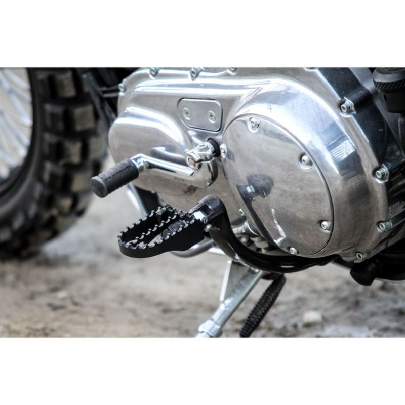 Fotpinnar Burly MX svart B13-1009B