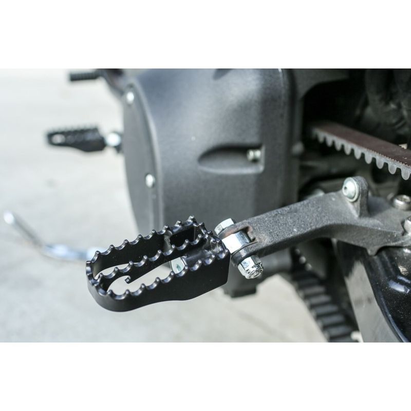 Fotpinnar Burly MX svart B13-1010B