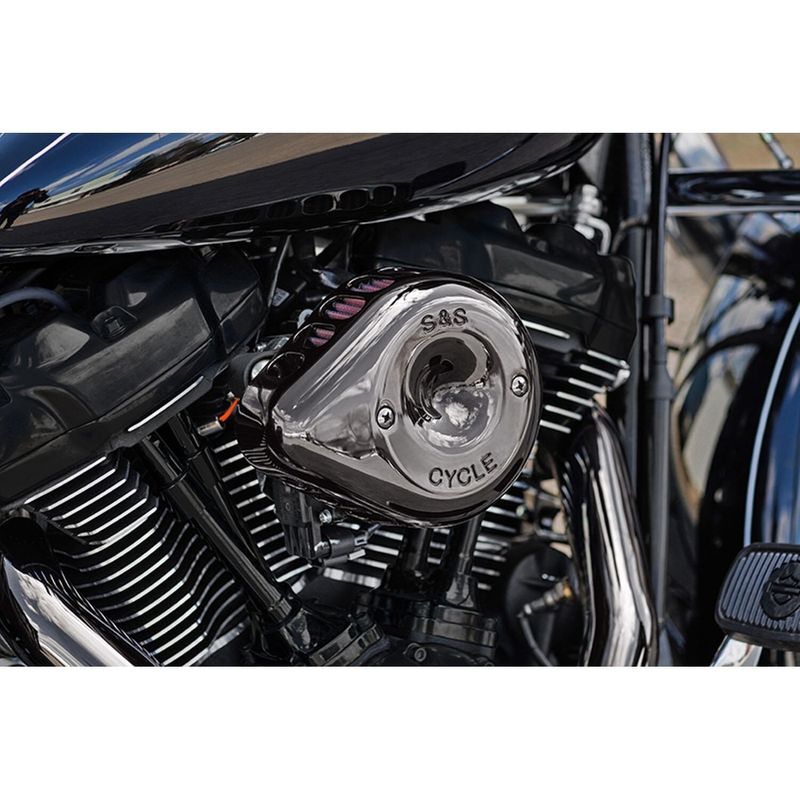 Luftfiltersats S&S 170-0782 Mini-Teardrop Lava krom Softail 18-24