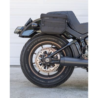 Stötdämpare Burly Brand M8 svart Softail 18-24