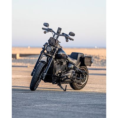 Stötdämpare Burly Brand M8 svart Softail 18-24