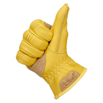 Handskar Biltwell Work 2.0 stl S guld