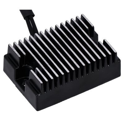 Likriktare spänningsregulator MCS svart XL Sportster 94-03
