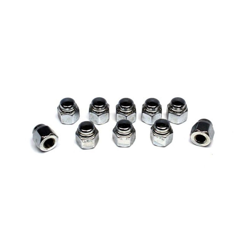 Muttrar lock Colony 1/4-24 krom universal (10-pack)