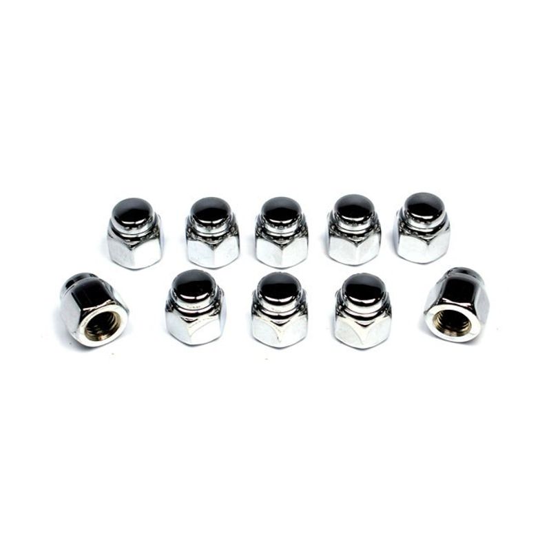 Muttrar lock Colony 5/16-24 krom universal (10-pack)