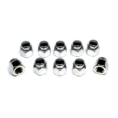 Muttrar lock Colony 5/16-24 krom universal (10-pack)