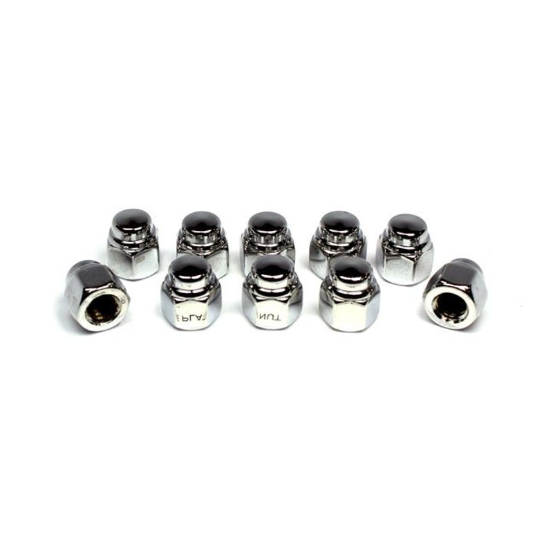 Muttrar lock Colony 3/8-16 krom universal (10-pack)