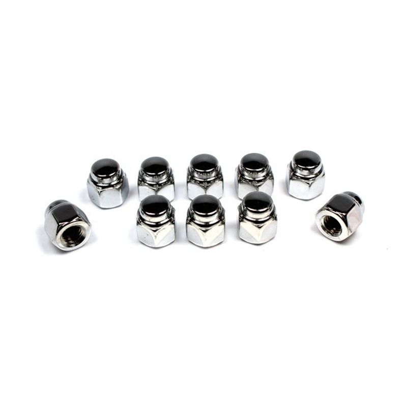 Muttrar lock Colony M8 1.25 krom universal (10-pack)