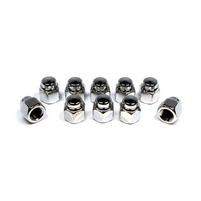 Muttrar lock Colony M10 1.25 krom universal (10-pack)