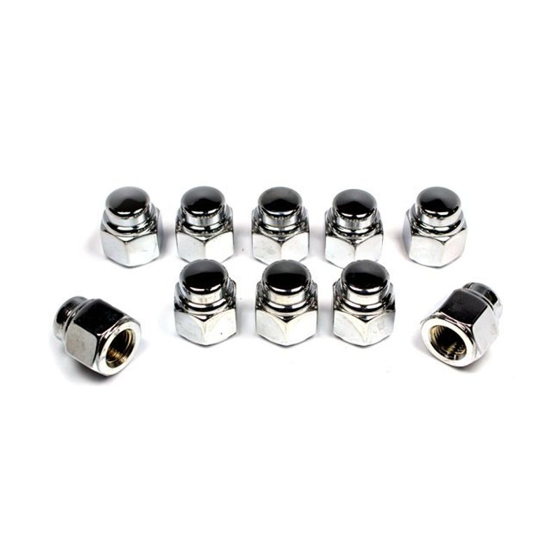 Muttrar lock Colony M12 1.25 krom universal (10-pack)