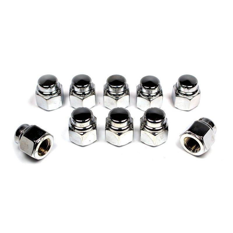 Muttrar lock Colony M12 1.25 krom universal (10-pack)