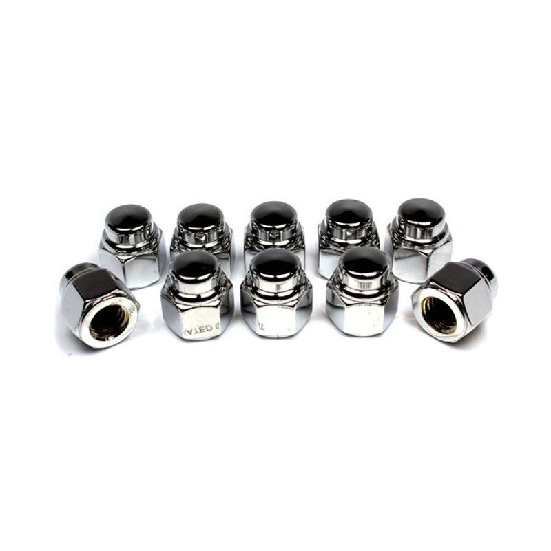 Muttrar lock Colony 1/2-13 krom universal (10-pack)