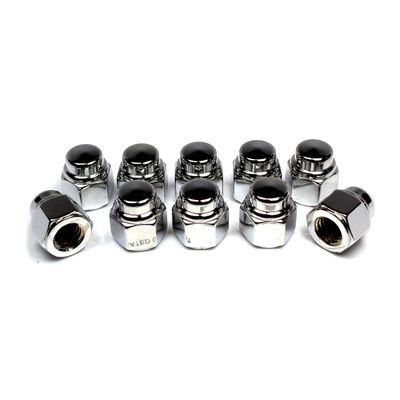 Muttrar lock Colony 1/2-13 krom universal (10-pack)