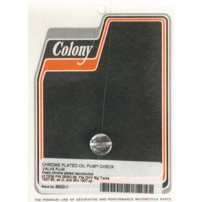 Plugg Colony Big Twin OHV & SV 36-80 krom