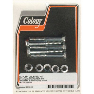 Monteringssats oljepump Colony L71-76 XL Sportster krom