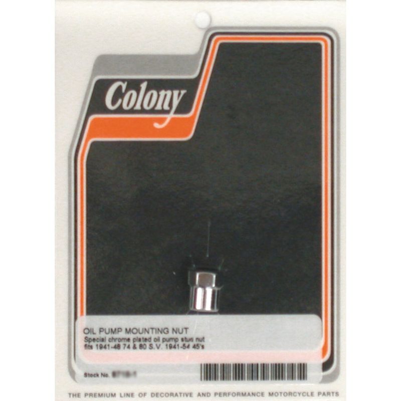 Mutter oljepump Colony SV Big Twin 41-48 krom