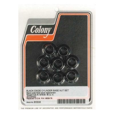 Muttersats Colony 1340CC Big Twin 79-84 svart