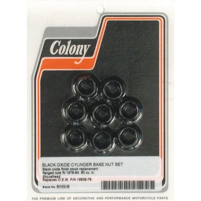 Muttersats Colony 1340CC Big Twin 79-84 svart