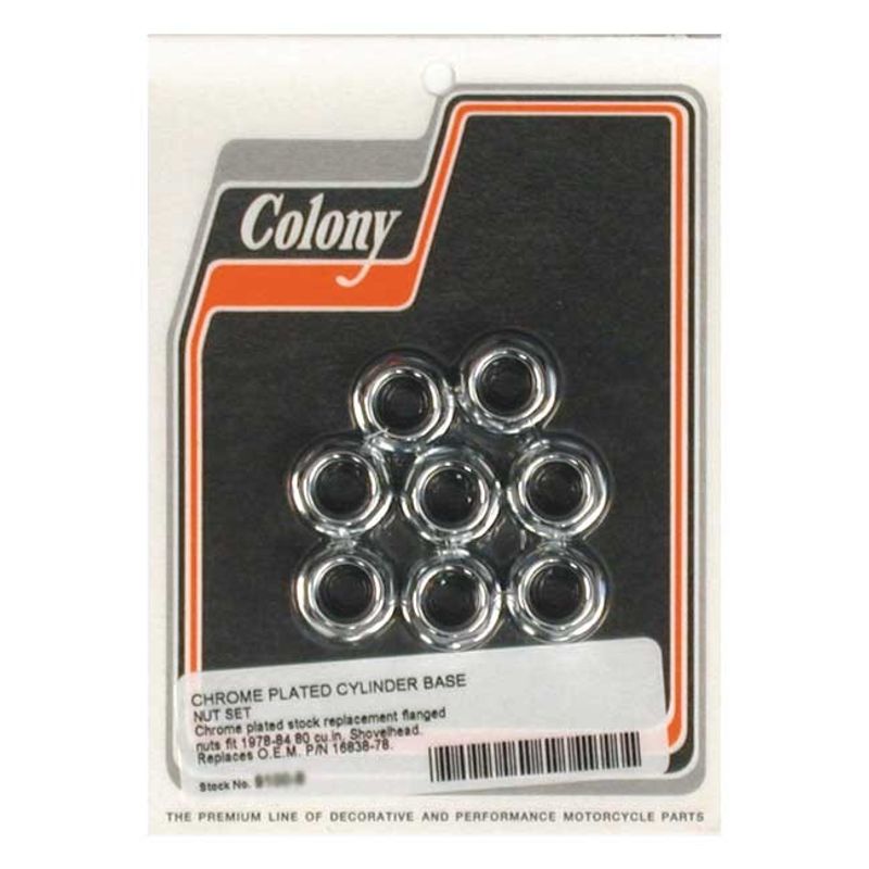 Muttersats Colony krom 1340CC Big Twin 79-84 9100-8