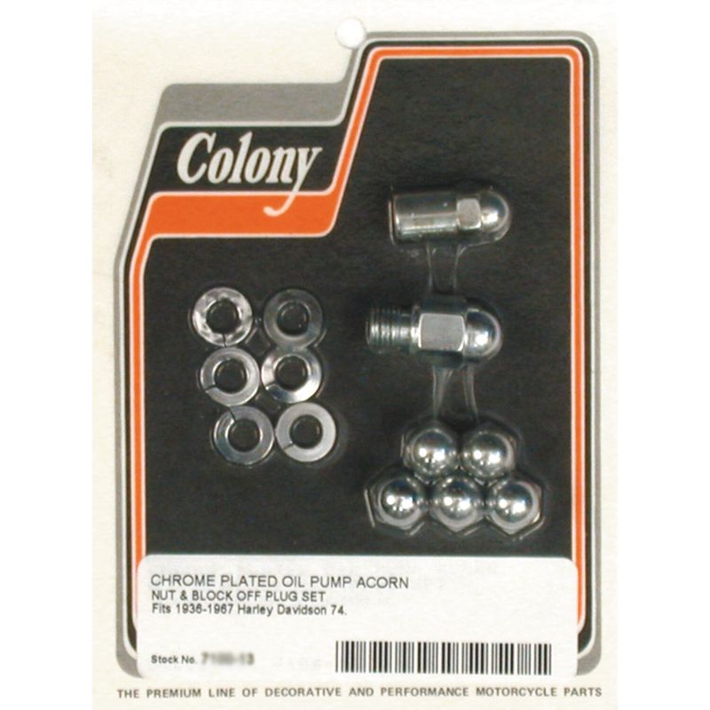 Hattmuttrar oljepump Colony 1/4" Big Twin 36-67