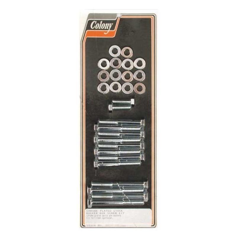 Bultsats Colony Hex XL Sportster 77-85 krom