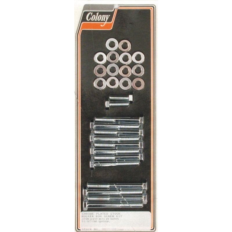 Bultsats Colony Hex XL Sportster 77-85 krom