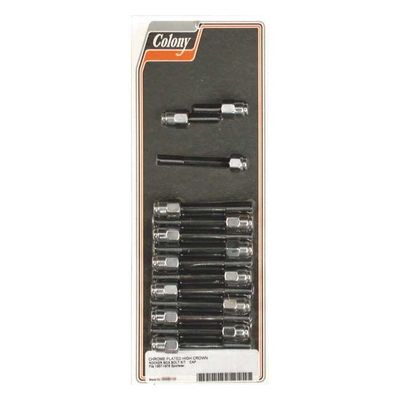 Skruvsats Colony Cap krom XL Sportster 57-76