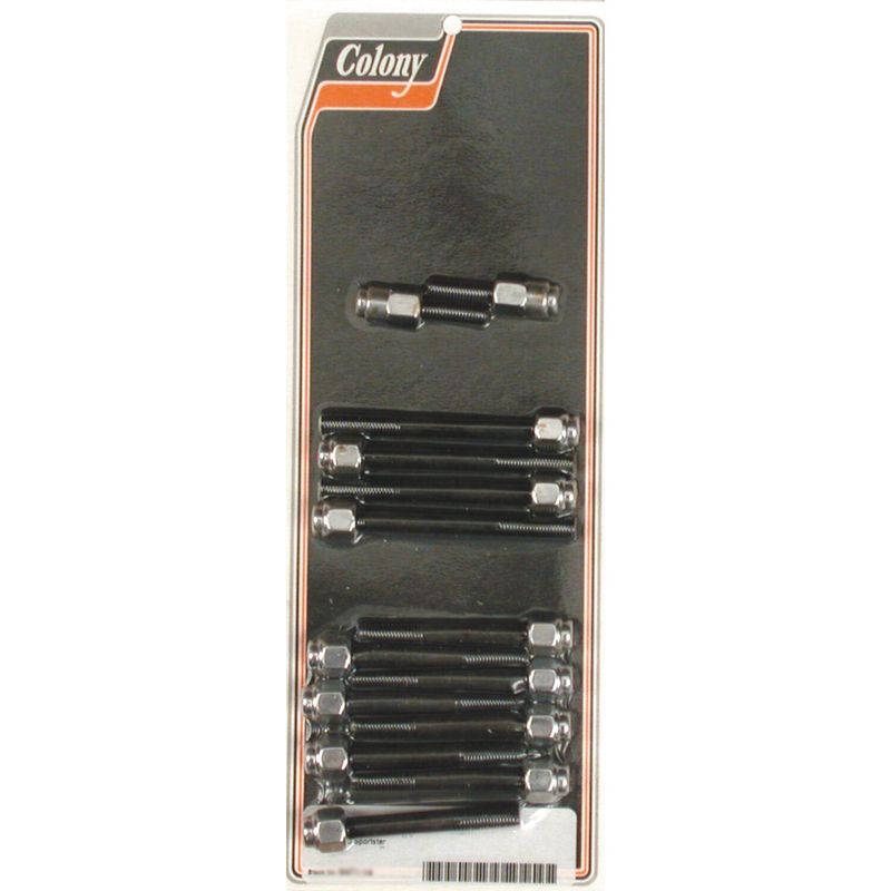 Skruvsats Colony Cap krom XL Sportster 77-85