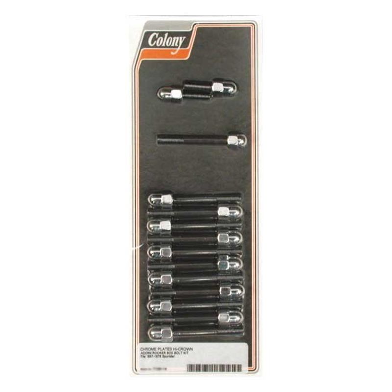 Skruvsats Colony Acorn krom XL Sportster 57-76