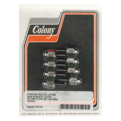 Monteringssats Colony Acorn krom 36-E76 Big Twin