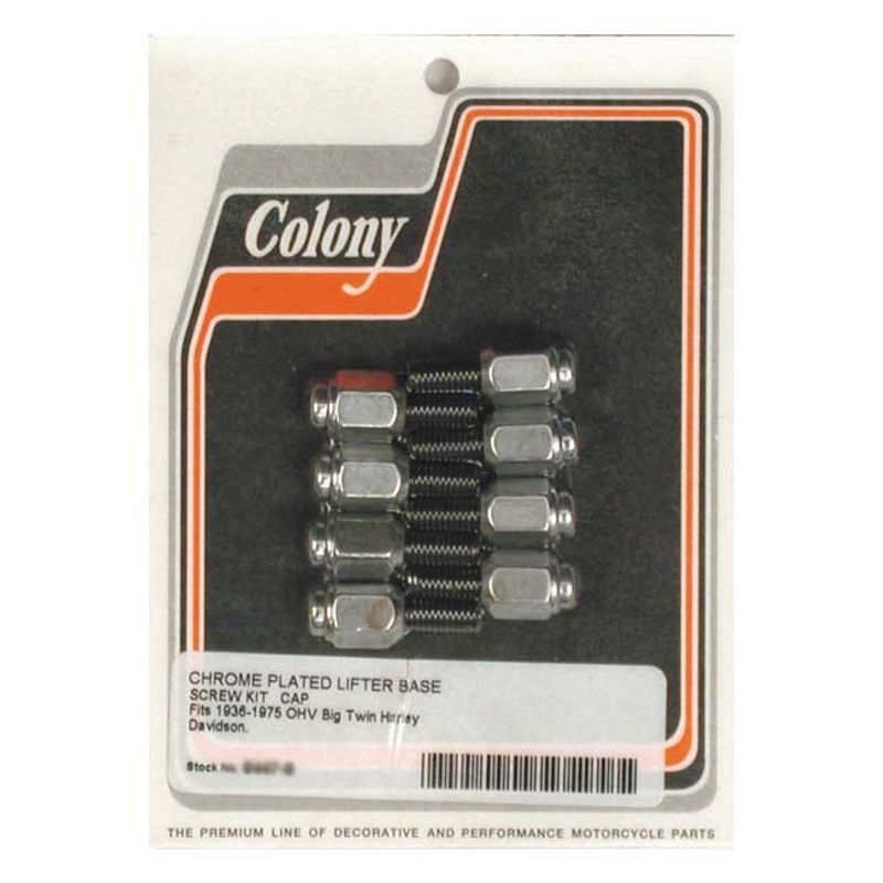 Monteringssats Colony Cap krom 36-E76 Big Twin