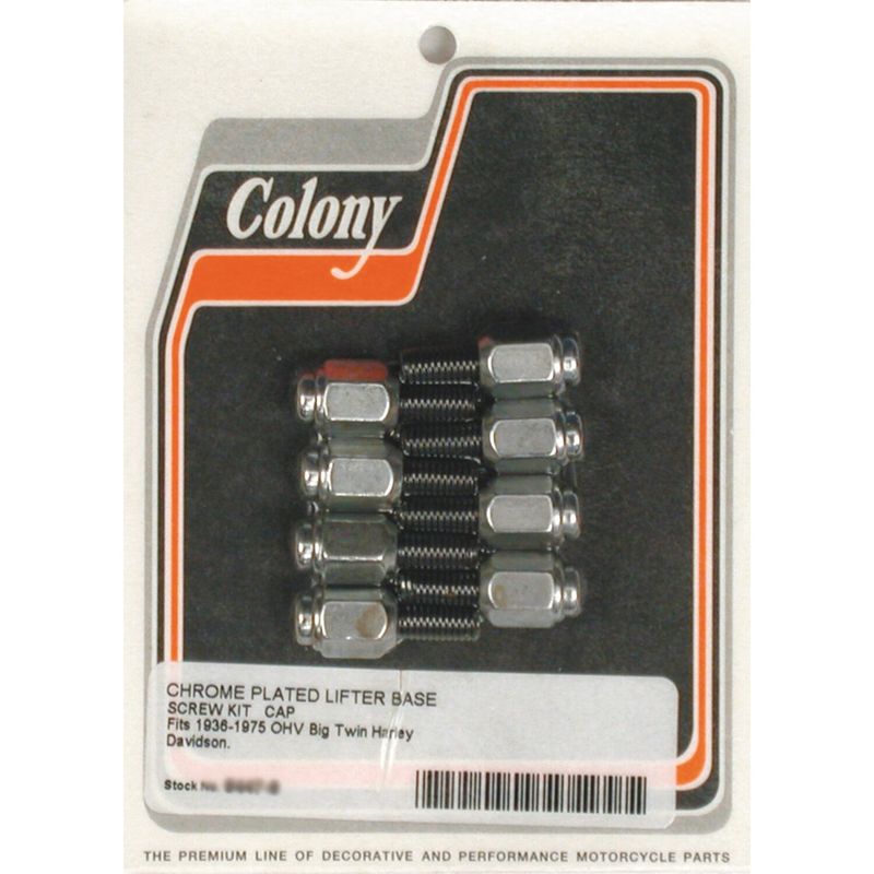 Monteringssats Colony Cap krom 36-E76 Big Twin