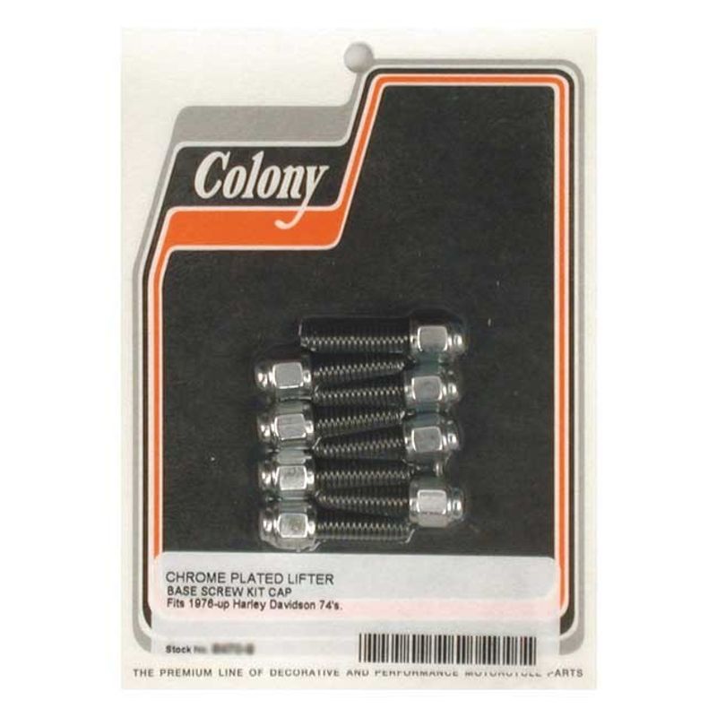Monteringssats Colony Cap krom L76-84 Shovelhead
