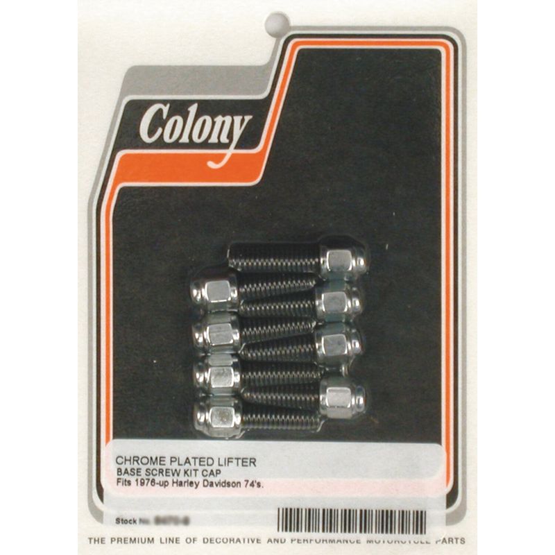 Monteringssats Colony Cap krom L76-84 Shovelhead
