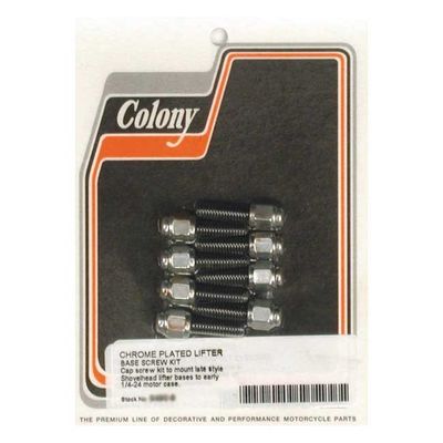 Monteringssats Colony Cap krom 36-E76 Big Twin . With L76-84