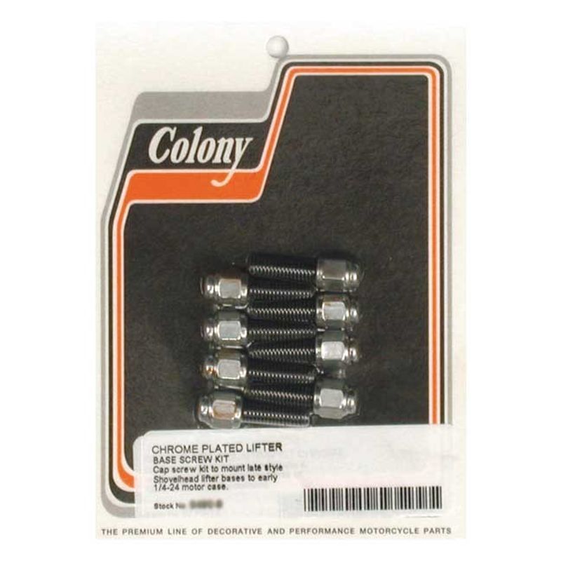 Monteringssats Colony Cap krom 36-E76 Big Twin . With L76-84