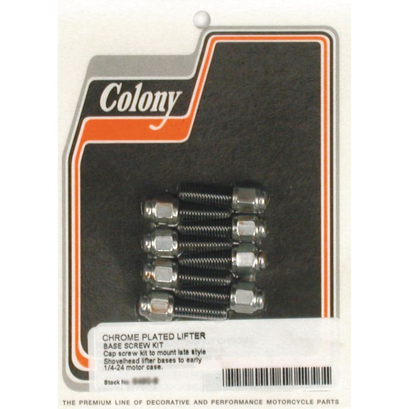 Monteringssats Colony Cap krom 36-E76 Big Twin . With L76-84