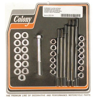Skruvsats vevhus Colony krom KNUCKLE 40-47 8131-34