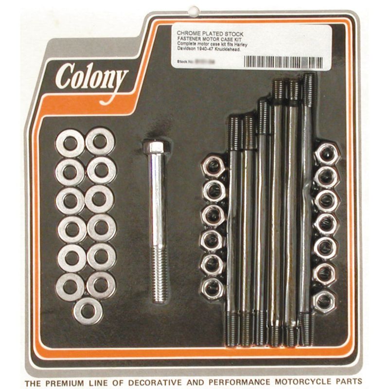 Skruvsats vevhus Colony krom KNUCKLE 40-47 8131-34