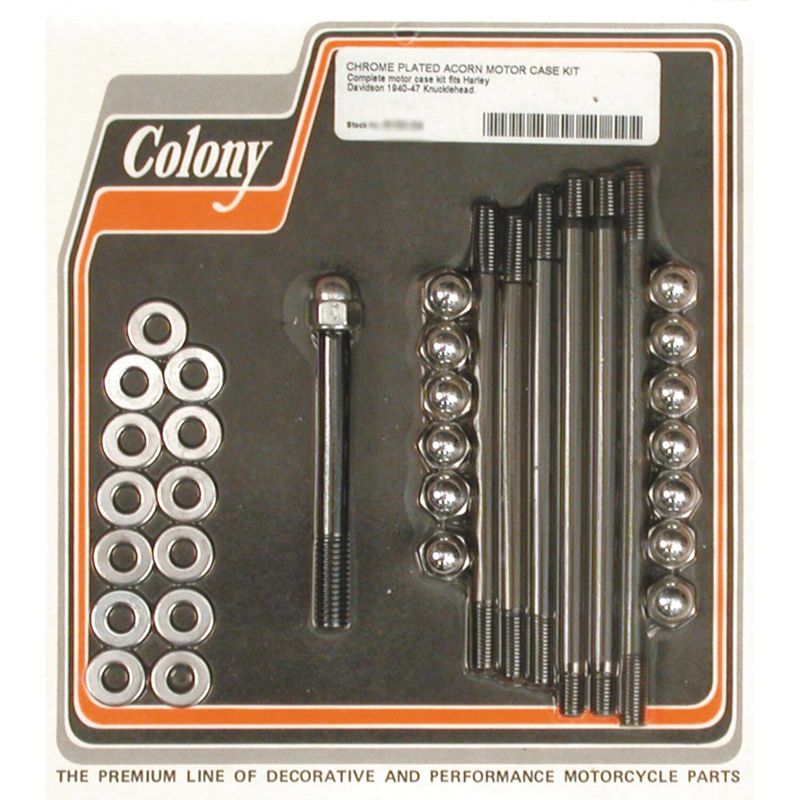 Skruvsats vevhus Colony krom KNUCKLE 40-47 8130-34