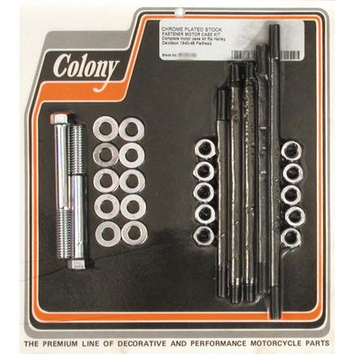 Skruvsats vevhus Colony krom 74/80" SV 40-48 8125-34
