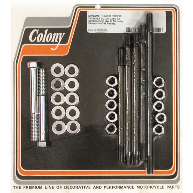 Skruvsats vevhus Colony krom 74/80" SV 40-48 8125-34
