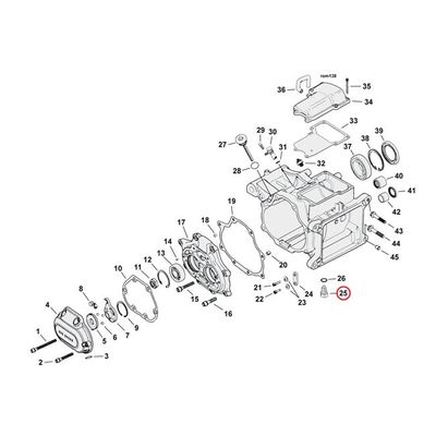 Avtappningsplugg magnetisk Colony oljetank Softail m.fl.